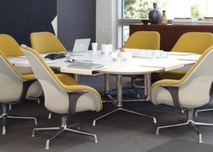 Large Corporation, Steelcase SW1 table and chairs