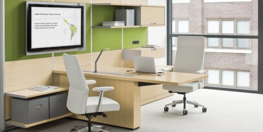 Large Corporation, Steelcase Flexframe, Steelcase Siento Chair
