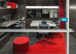 Corporate Firm, Steelcase Via Wall, Gesture Chair