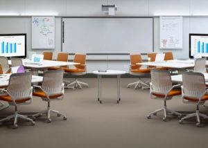 Private School, Steelcase Groupwork Tables with Steelcase Cobi chairs