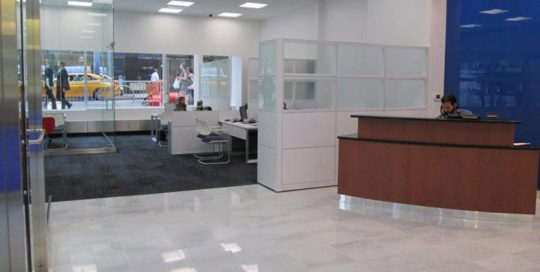 Financial Firm, Custom Millwork and Custom Steelcase