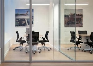 Large Government Institution, Steelcase Walls